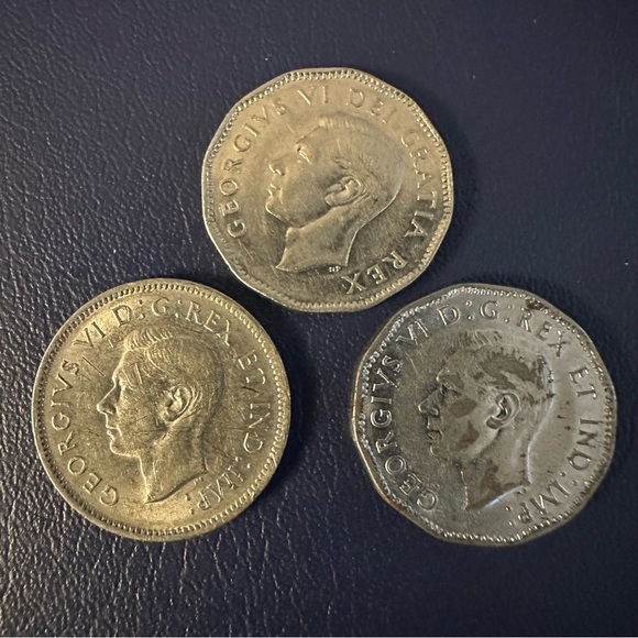 Vinatage Canadian Coin Co & Early Elizabeth (1941-1956, 6 coins) - Picture 9 of 10